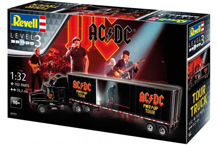 Plastic ModelKit truck 07731 - AC/DC Tour Truck "Power Up" (1:32)