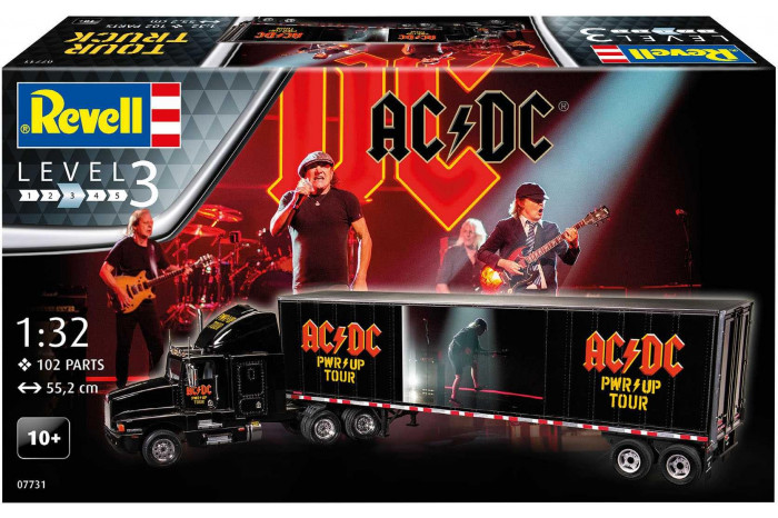 Plastic ModelKit truck 07731 - AC/DC Tour Truck "Power Up" (1:32)