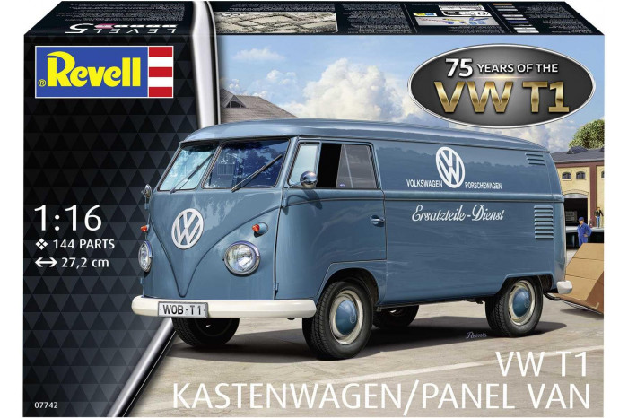 Plastic ModelKit auto 07742 - VW T1 Panel Van - 75 Years of the VW T1 (1:16)