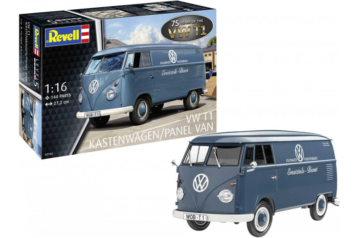 Plastic ModelKit auto 07742 - VW T1 Panel Van - 75 Years of the VW T1 (1:16)
