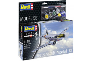 ModelSet letadlo 63811 - Beechcraft Model 18 (1:48)