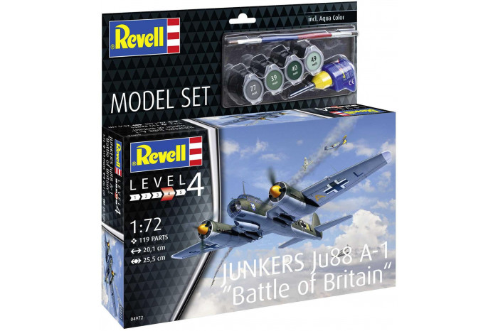 ModelSet letadlo 64972 - Junkers Ju88 A-1 "Battle of Britain" (1:72)