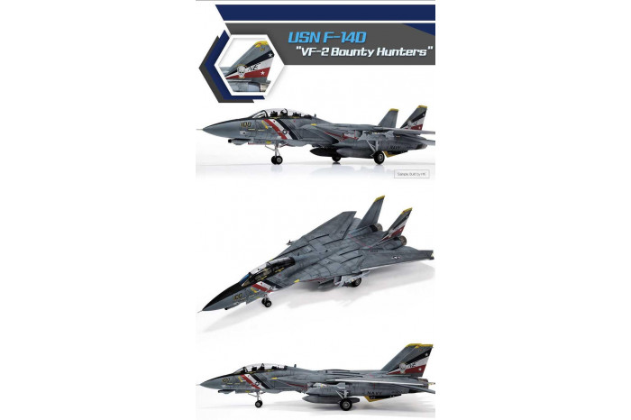 Model Kit letadlo 12590 - USN F-14D “VF-2 Bounty Hunters” (1:72)