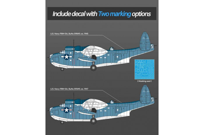 Model Kit letadlo 12586 - USN PBM-5A MARINER (1:72)