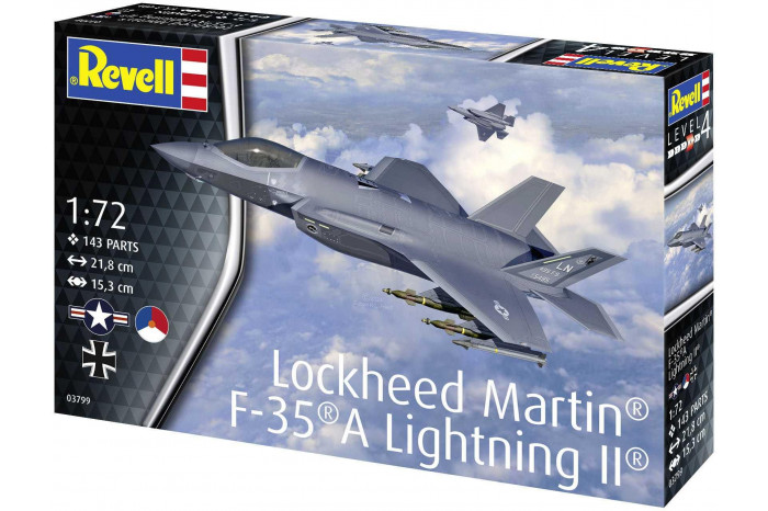 Plastic ModelKit letadlo 03799 - F-35A (1:72)