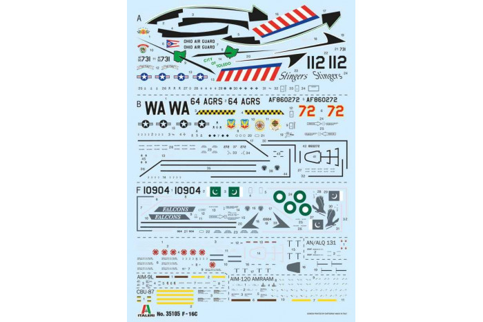 Model Kit War Thunder letadlo 35105 - F-16C Fighting Falcon (1:48)