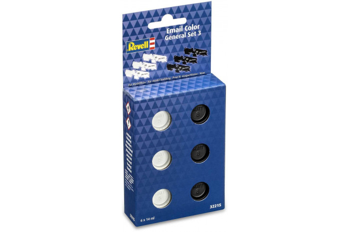 Sada barev Email Color 32215 - General Set 3 - Matt (6 x 14ml)