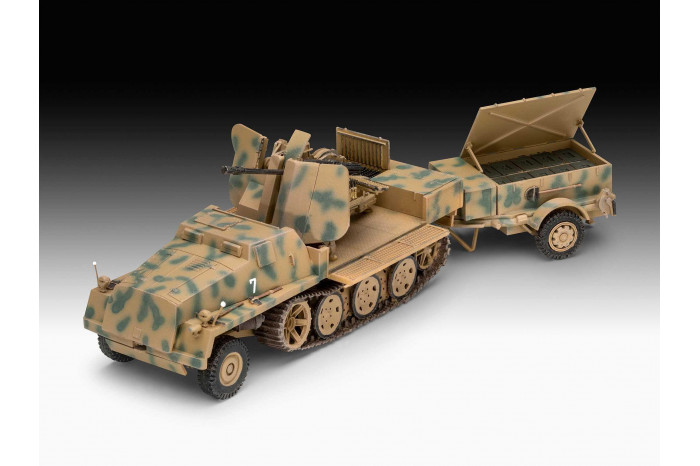 ModelSet military 63293 - sWS with Flak43 and Sd.Ah58 Ammo Trailer (1:72)
