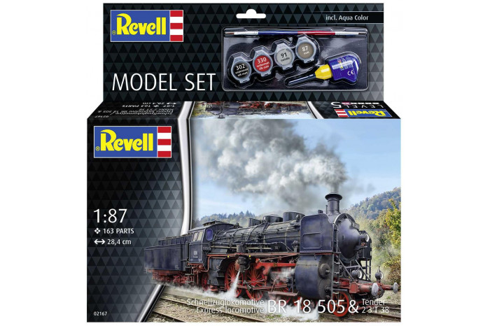 ModelSet lokomotiva 62167 - Express Loco BR 18 505 with Tender (1:87)