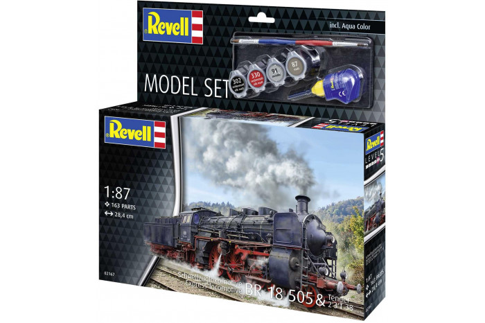 ModelSet lokomotiva 62167 - Express Loco BR 18 505 with Tender (1:87)