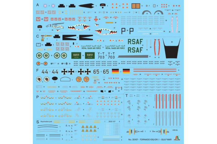 Model Kit War Thunder letadlo 35107 - Tornado GR.1/IDS (1:48)