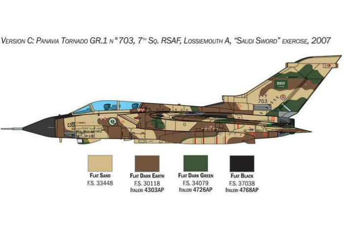 Model Kit War Thunder letadlo 35107 - Tornado GR.1/IDS (1:48)