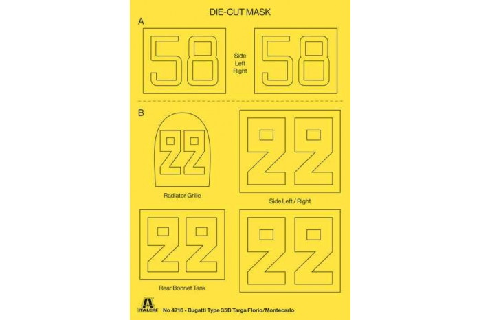 Model Kit auto 4716 - Bugatti T35B Targa F./GP Monaco (1:12)