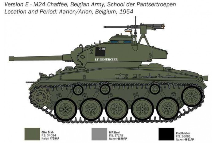 Model Kit tank 6761 - M24 "Chaffee" (1:35)