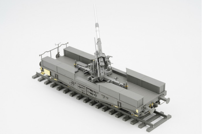German 88mm Gun Flak 36 on SSys Wagon (1:35) - 044