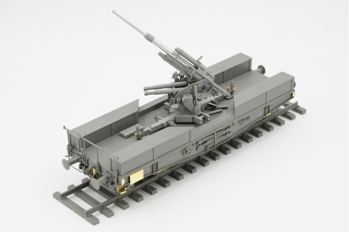German 88mm Gun Flak 36 on SSys Wagon (1:35) - 044