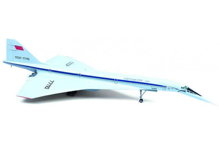Model Kit letadlo 7045 - Tu-144 Supersonic civilian aircraft (1:144)