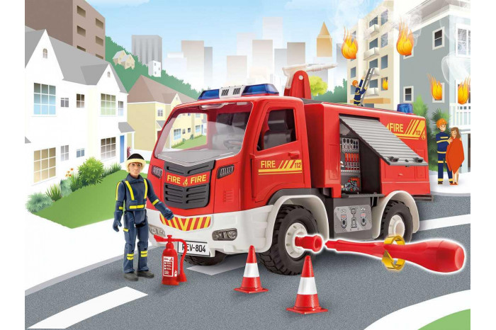 Junior Kit auto 00819 - Firetruck with figure (1:20)