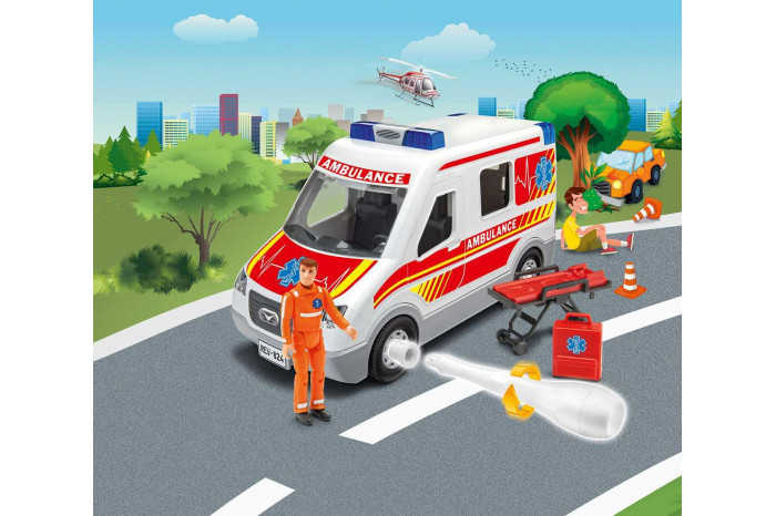 Junior Kit auto 00824 - Ambulance Car (1:20)