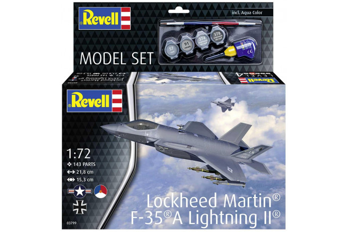 ModelSet letadlo 63799 - Lockheed Martin® F-35®A Lightning II® (1:72)