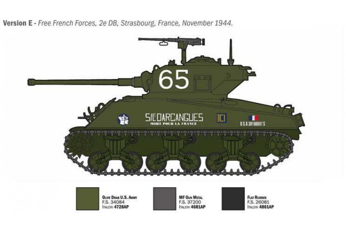 Model Kit tank 96440 - Sherman M4A3 Wet (1:35)