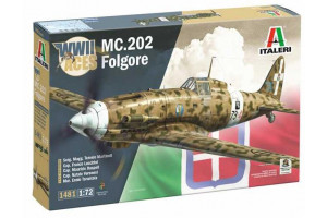 Model Kit letadlo 1481 - MC.202 Folgore Aces (1:72)