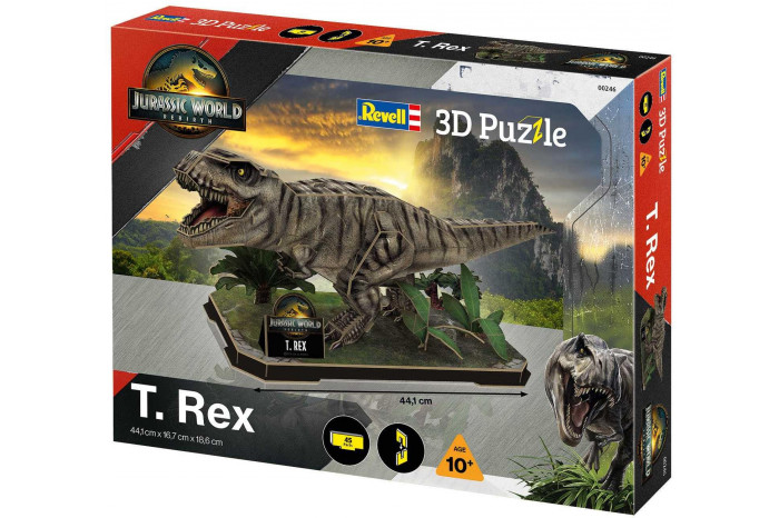 3D Puzzle REVELL 00246 - Jurassic World - T-Rex