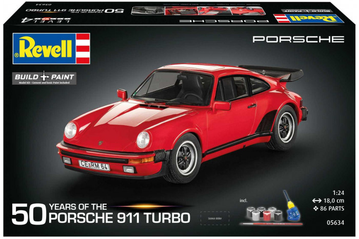 Gift-Set auto 05634 - Porsche 911 Turbo (50th Anniversary) (1:24)