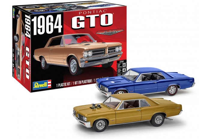 Plastic ModelKit MONOGRAM auto 4574 - '64 GTO (1:24)