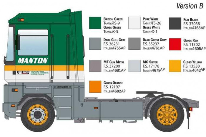 Model Kit truck 3969 - Renault AE500 Magnum (1:24)