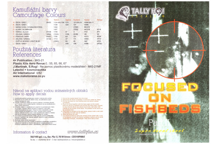 Obtisky - Mig-21 MF/Bis (1:72) - 72028