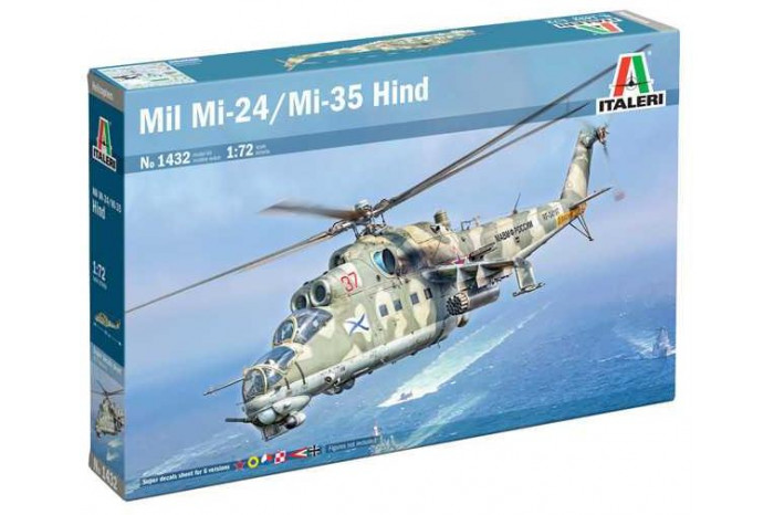 Model Kit vrtulník 1432 - Mil Mi-24 P /Mil Mi - 35 P (1:72)