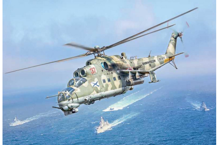 Model Kit vrtulník 1432 - Mil Mi-24 P /Mil Mi - 35 P (1:72)