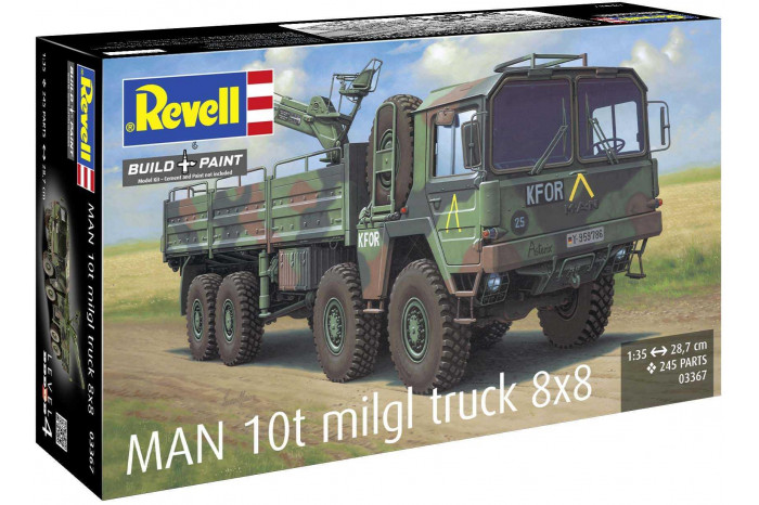 Plastic ModelKit military 03367 - MAN 10t milgl 8x8 Truck (1:35)