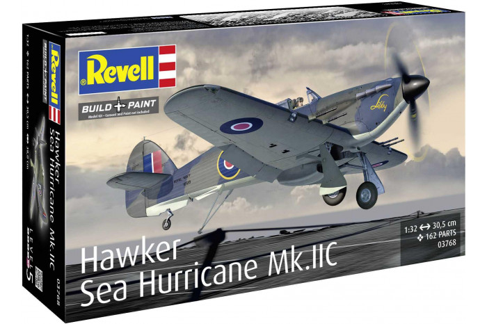 Plastic ModelKit letadlo 03768 - Hawker Sea Hurricane Mk.IIC (1:32)