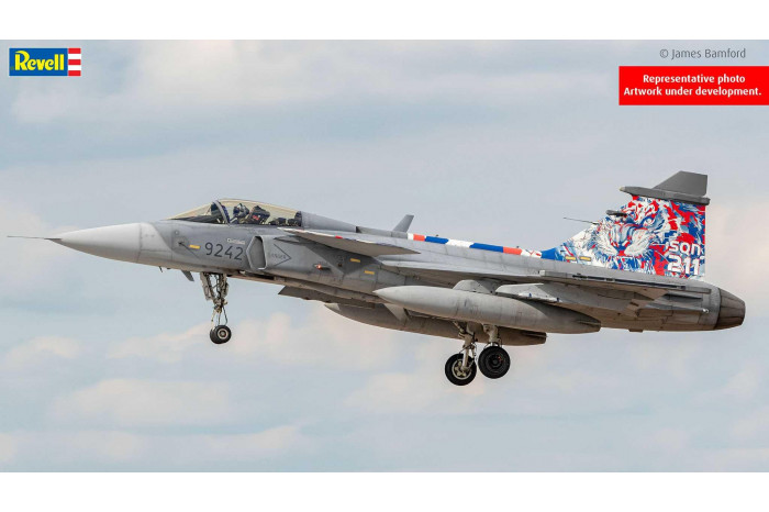 Plastic ModelKit letadlo 03776 - Saab JAS-39C Gripen (1:72)