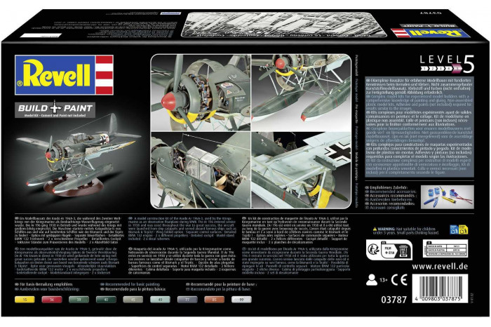 Plastic ModelKit letadlo 03787 - Arado Ar196A-3 Seaplane (1:32)