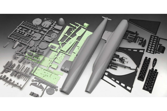 Plastic ModelKit ponorka 05185 - S.S.B. Abraham Lincoln with Interior (1:253)