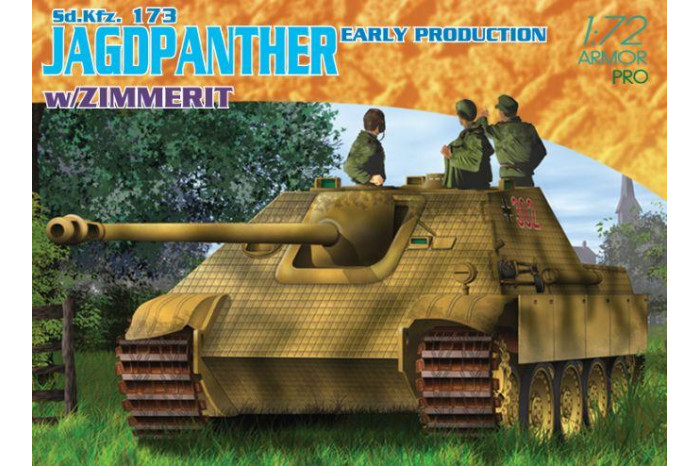 Model Kit military 7241 - Sd.Kfz. 173 JAGDPANTHER EARLY PRODUCTION w/ZIMMERIT (1:72)