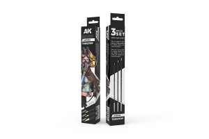 Sada štětců na figurky (Table Top Brushes Set) - AKB102