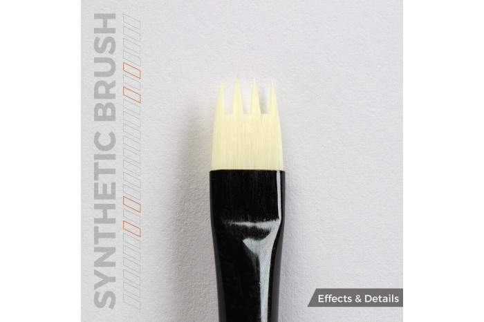 AK SYNTHETIC BRUSH – COMB