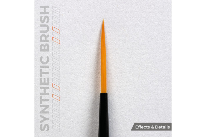 AK SYNTHETIC BRUSH – LINER 17mm