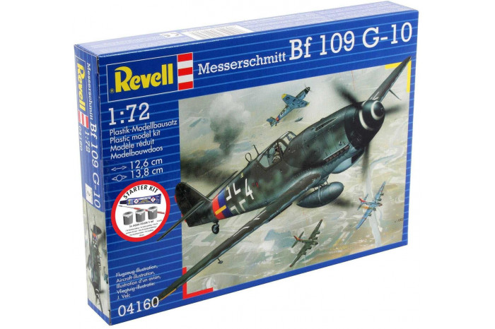 Starter Kit letadlo 74160 - Messerschmitt Bf-109 (1:72)