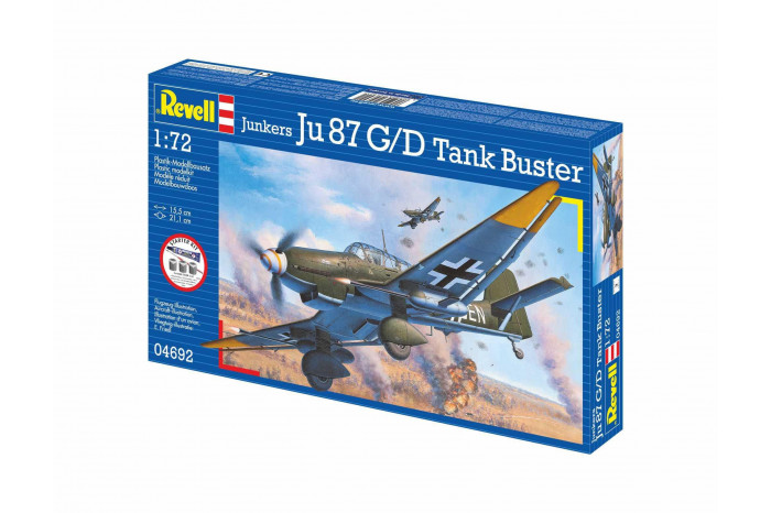 Starter Kit letadlo 74692 - Junkers Ju87 G/D Tank Buster (1:72)