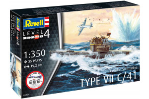Starter Kit ponorka 75154 - German Submarine Type (1:350)