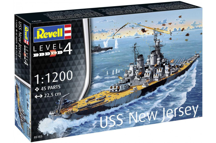 Starter Kit loď 75183 - Battleship USS New Jersey (1:1200)