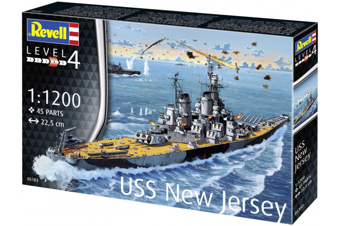 Starter Kit loď 75183 - Battleship USS New Jersey (1:1200)
