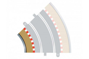 Rozšíření trati SCALEXTRIC C8225 - Radius 2 Inner Border/Barrier 45°
