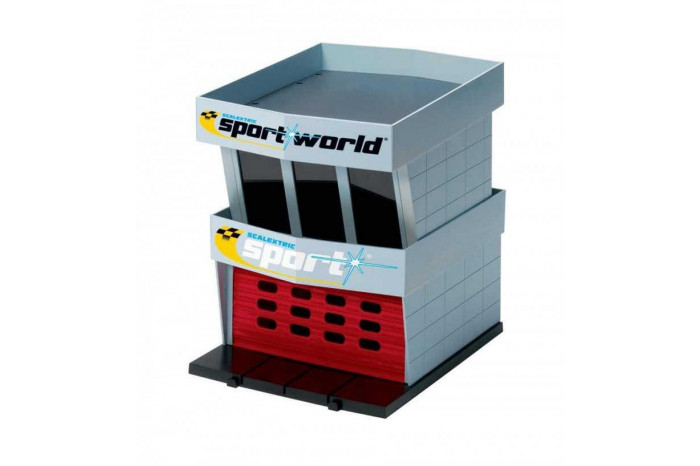 Budova pro autodráhu SCALEXTRIC C8321 - Pit Garage Plastic