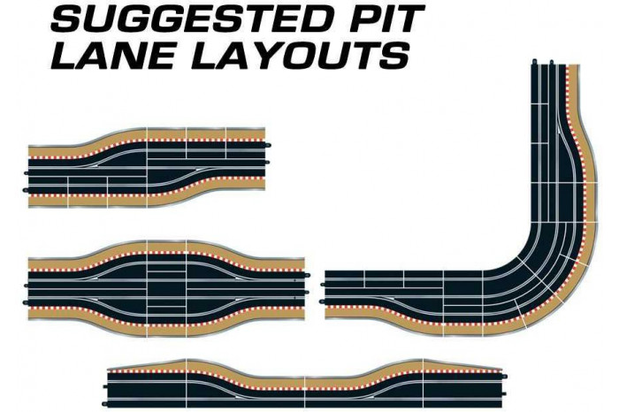 Příslušenství SCALEXTRIC C7014 - Pit Lane (left hand)